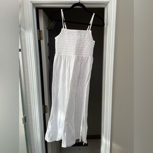 Extra small Old Navy long white dress